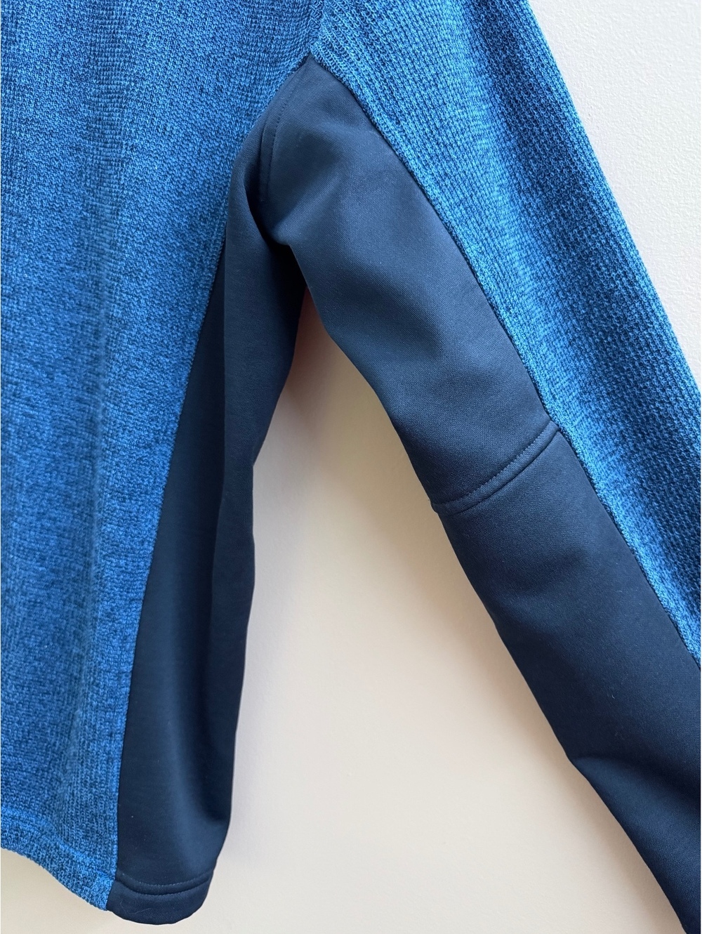 Spyder Outbound Men's Large Blue Half Zip Knit Fleece Pullover Outdoor Winter - Picture 8 of 11